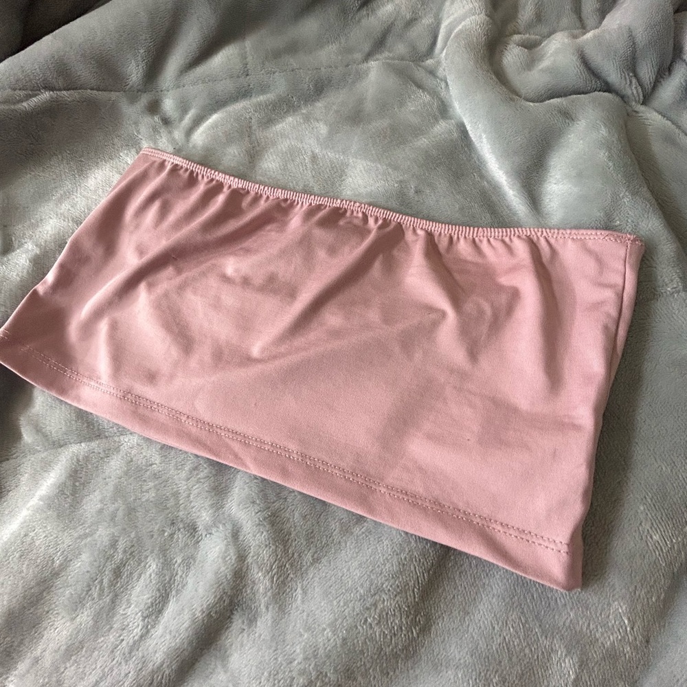 Pink tube top